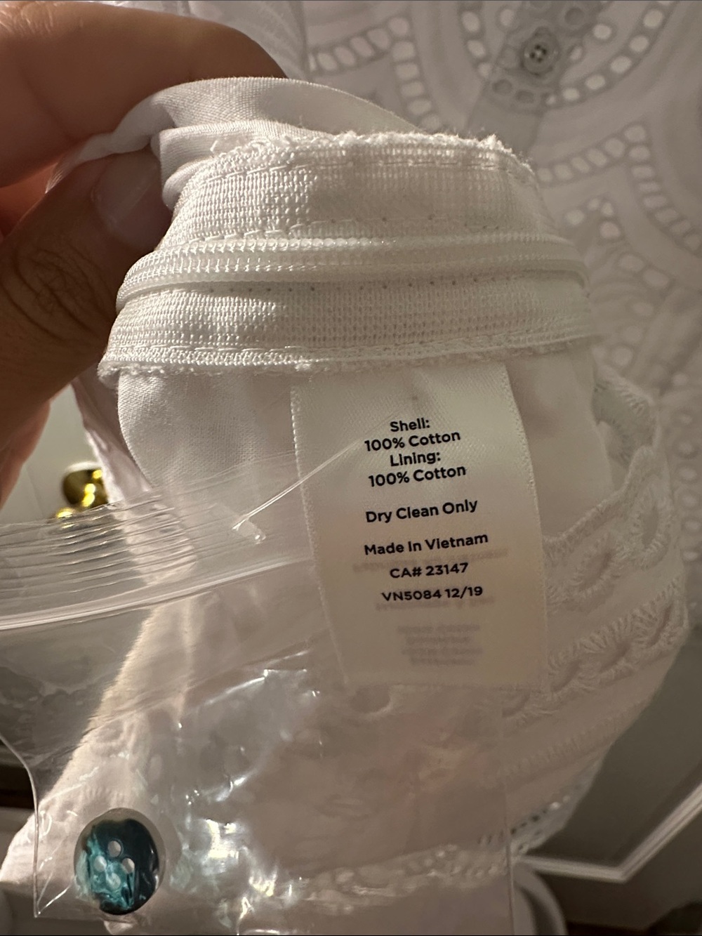 Talbots White Eyelet Sleeveless Camisole - Picture 8 of 9